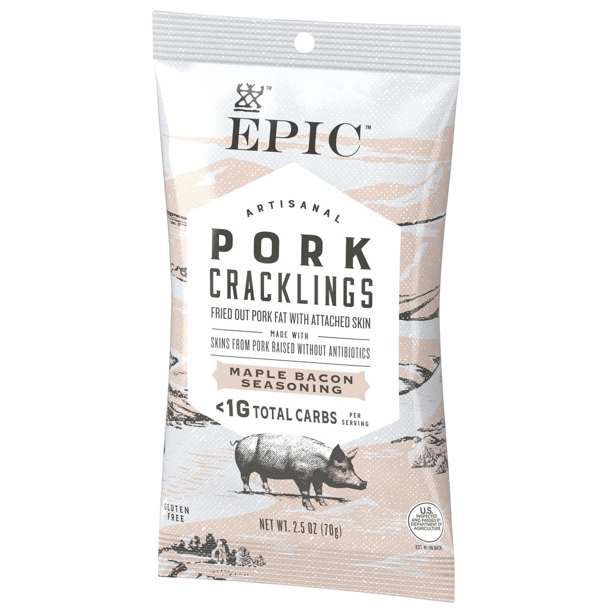 slide 9 of 11, Epic Maple Bacon Pork Cracklings, Keto Friendly, Paleo Friendly, 2.5oz, 2.5 oz