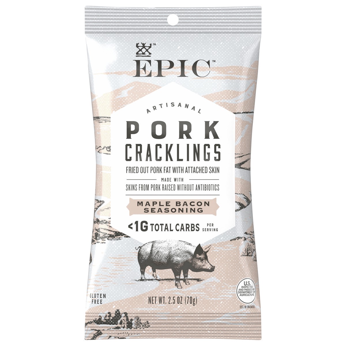 slide 7 of 11, Epic Maple Bacon Pork Cracklings, Keto Friendly, Paleo Friendly, 2.5oz, 2.5 oz