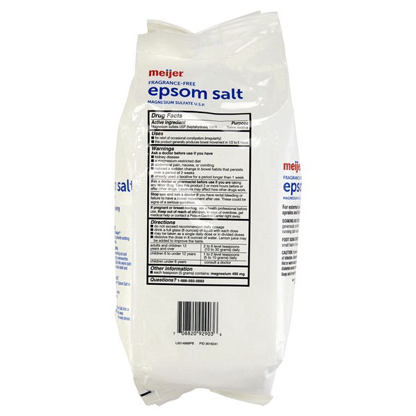 slide 4 of 5, Meijer Multi-Purpose Epsom Salt Value Size Bag, 4 lb