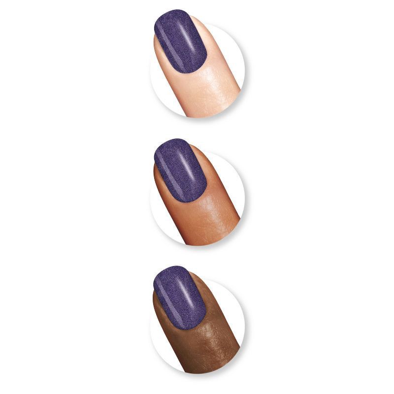 slide 3 of 4, Sally Hansen Miracle Gel, Purplexed, Gel Nail Polish, Chip-Resistant Nail Polish, Lasts up to 8 Days, 0.5 fl oz, 14.70 mL