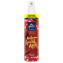 Glade Air Freshener Spray for Home, Autumn Spiced Apple Scent, Fragrance Infused with Essential Oils, Invigorating and Refreshing, with 100% Natural Propellent, 8.3 oz