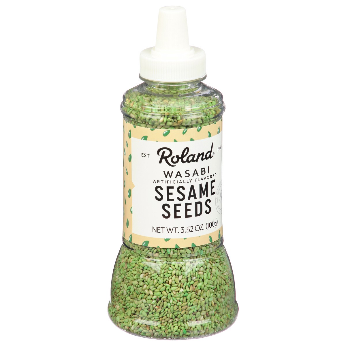 slide 3 of 14, Roland Wasabi Sesame Seeds, 3.5 oz