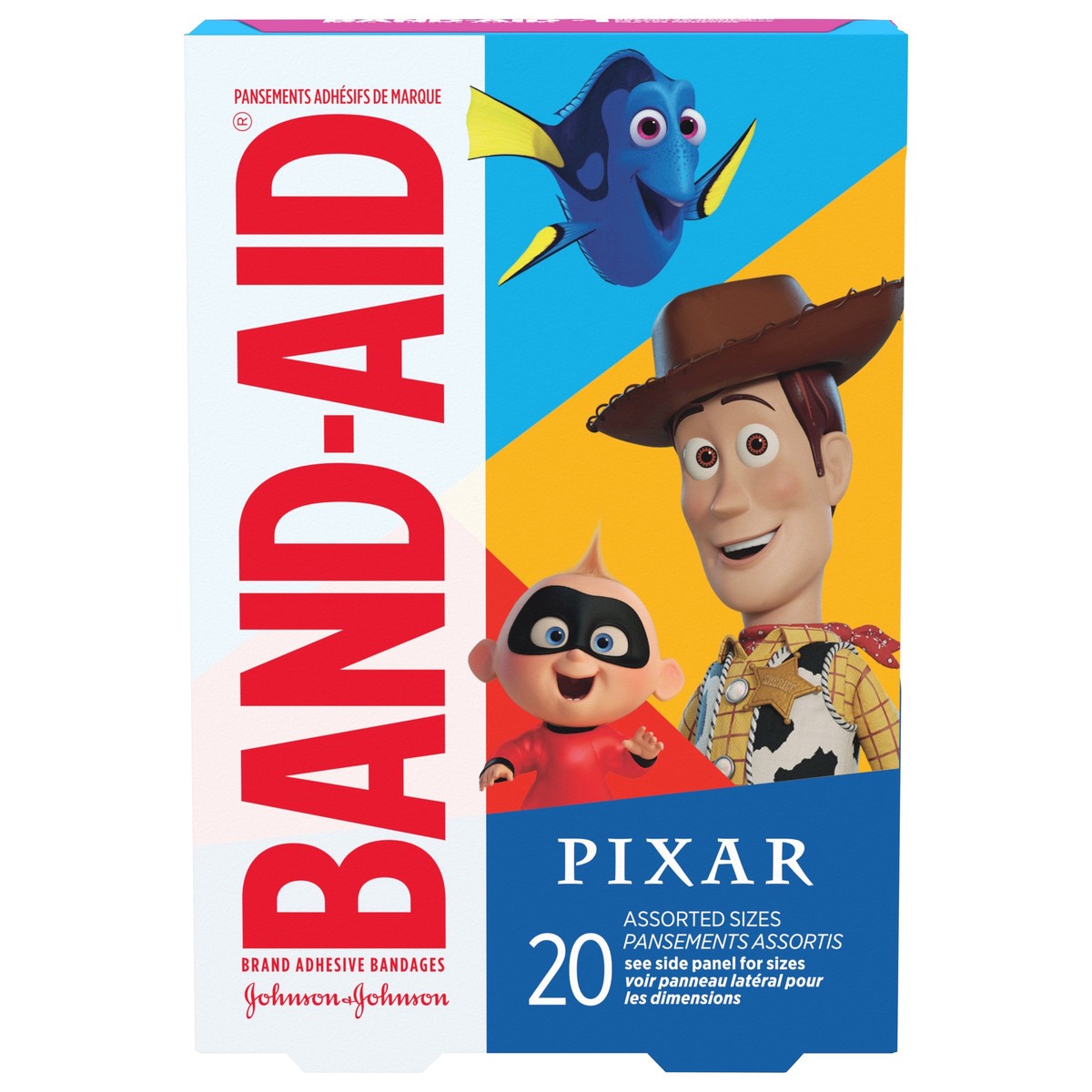 slide 1 of 41, Band-Aid Pixar Mash-up Bandages - 20ct, 20 ct
