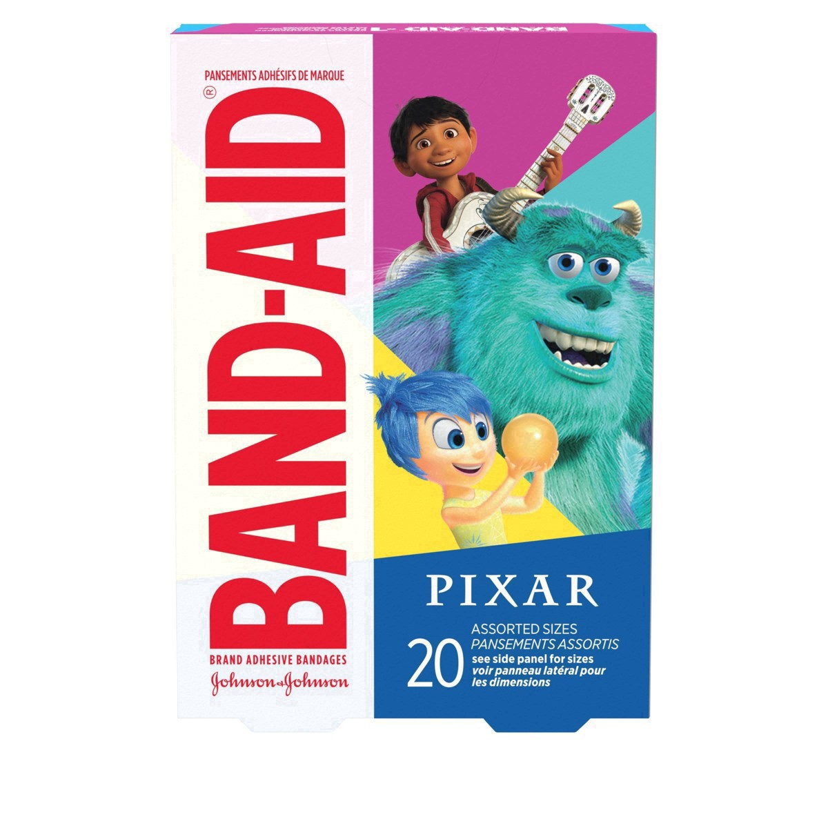 slide 34 of 41, Band-Aid Pixar Mash-up Bandages - 20ct, 20 ct