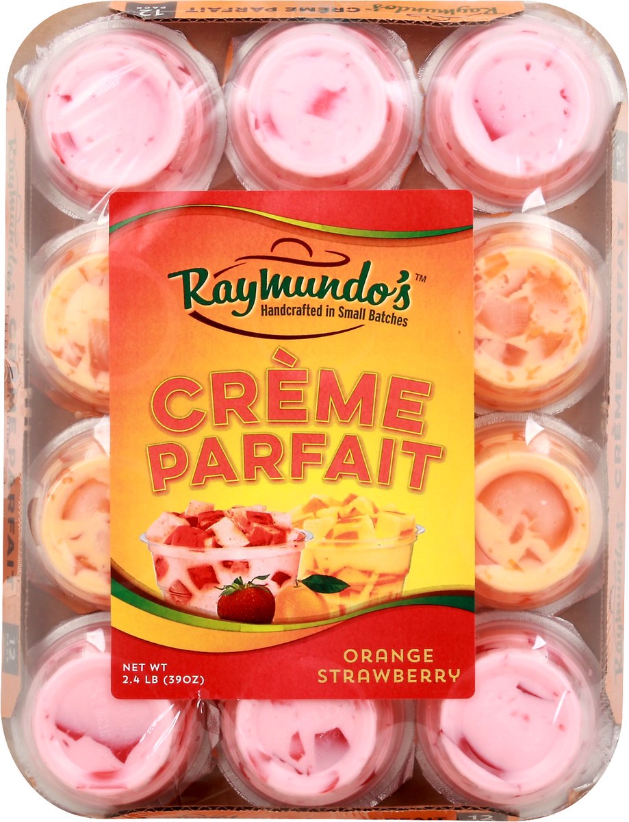 slide 1 of 9, Raymundo's Orange Strawberry Creme Parfait 2.4 lb, 2.40 lb