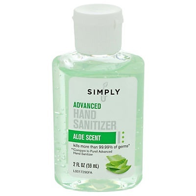 slide 1 of 1, Simply U Aloe Hand Sanitizer, 2 oz