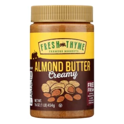 Fresh Thyme Creamy Almond Butter