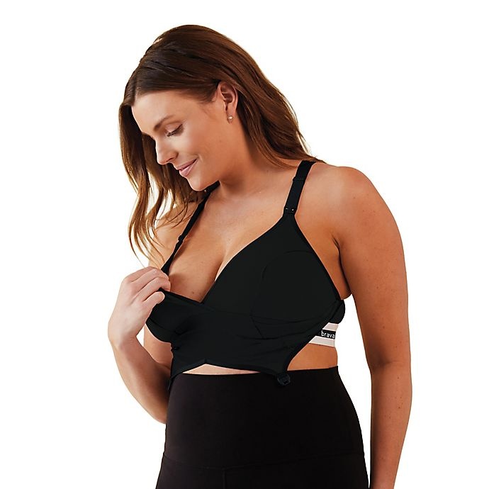 slide 3 of 4, Bravado Designs Medium Original Pumping and Nursing Bra - Black, 1 ct