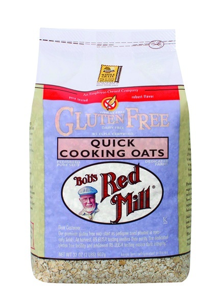 slide 1 of 1, Bob's Red Mill Quick Cook Oats Gluten Free Organic, 32 oz