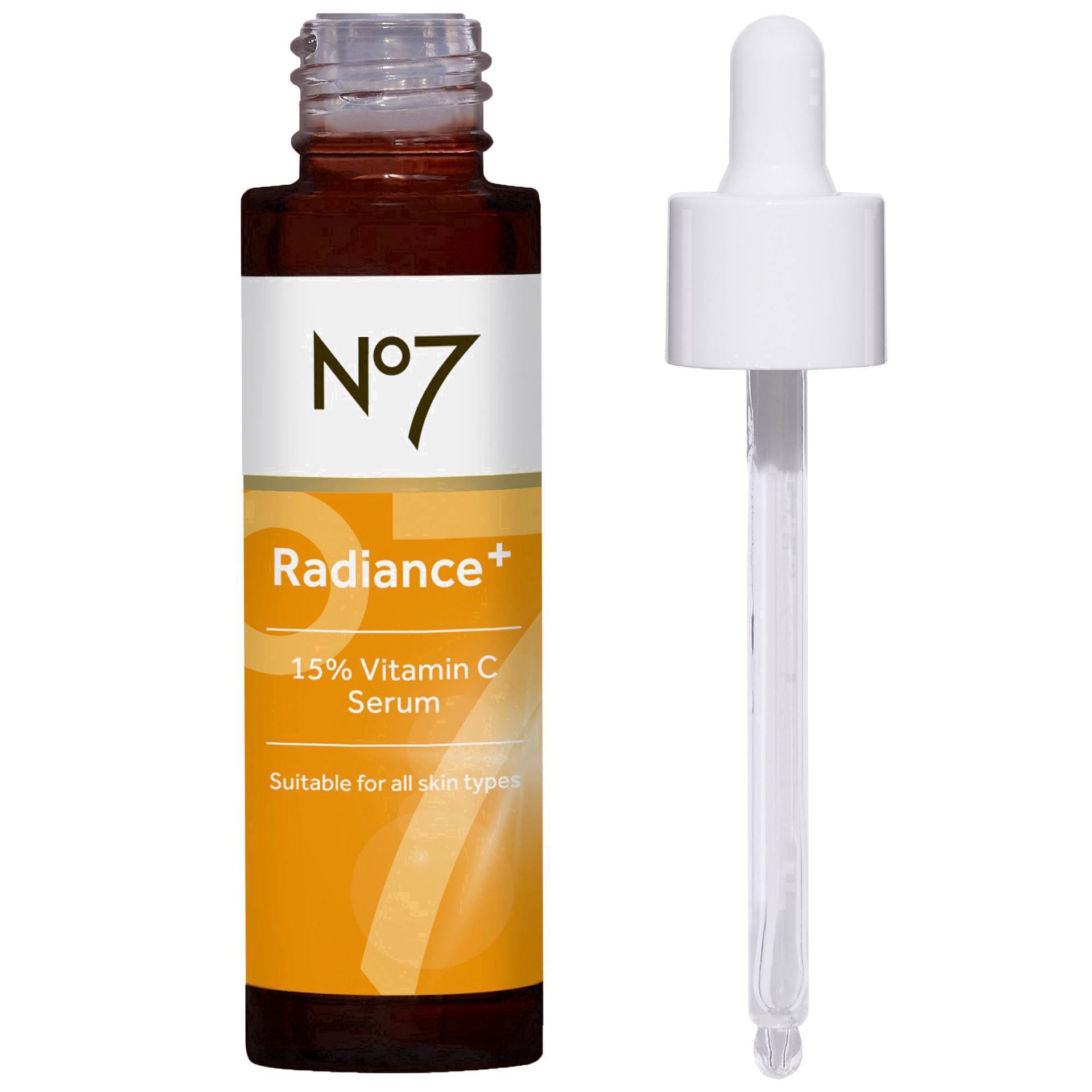 slide 55 of 90, No7 Radiance+ 15% Vitamin C Serum - 1 fl oz, 1 fl oz