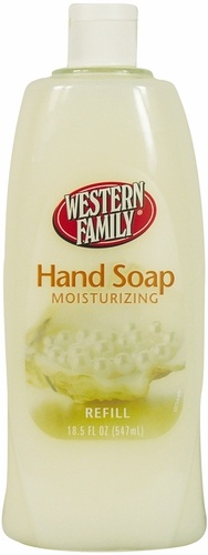 slide 1 of 1, Western Family Moisterize Cream Soap Refill, 18.5 oz