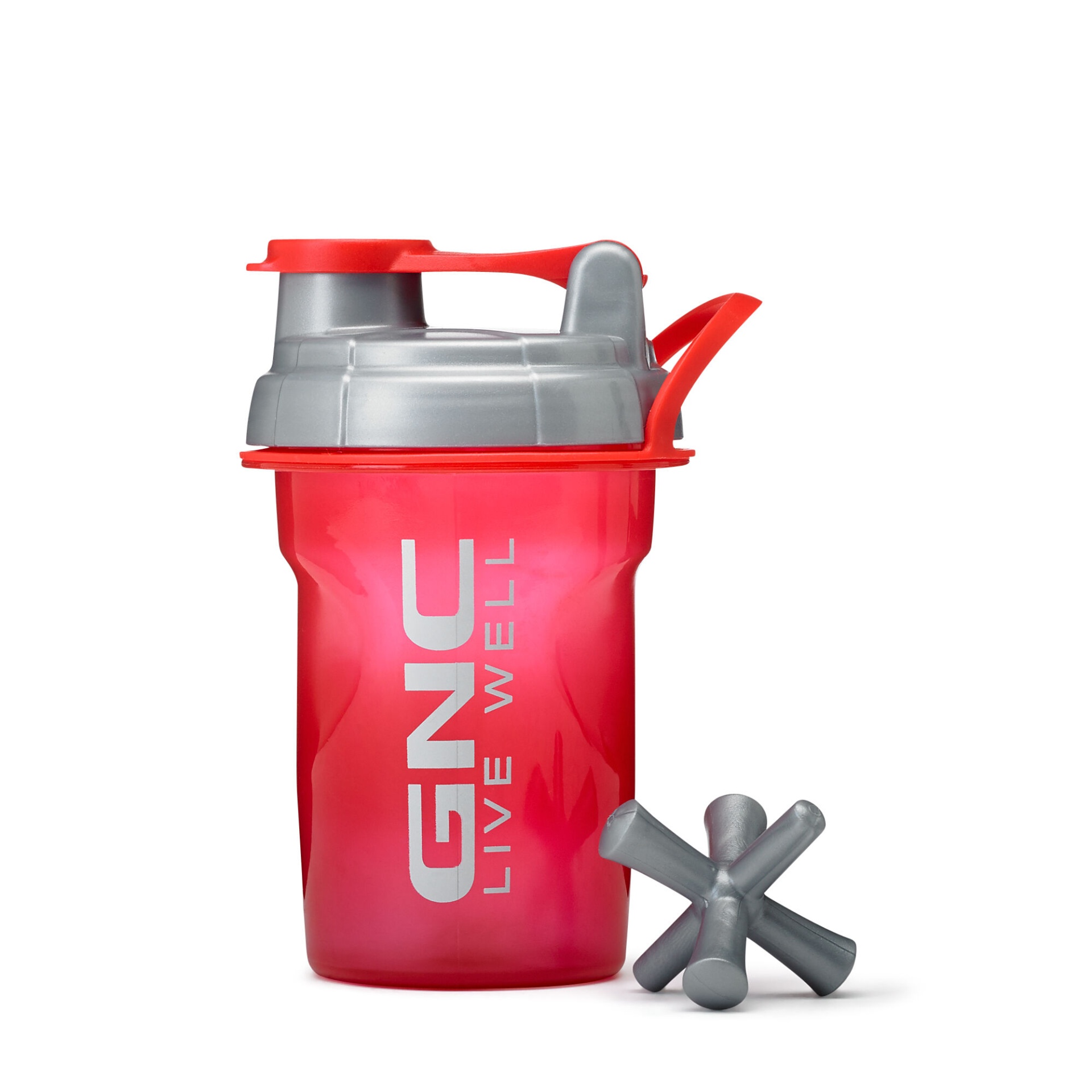 slide 1 of 1, GNC 20oz JAXX Shaker Cup - Red, 1 ct