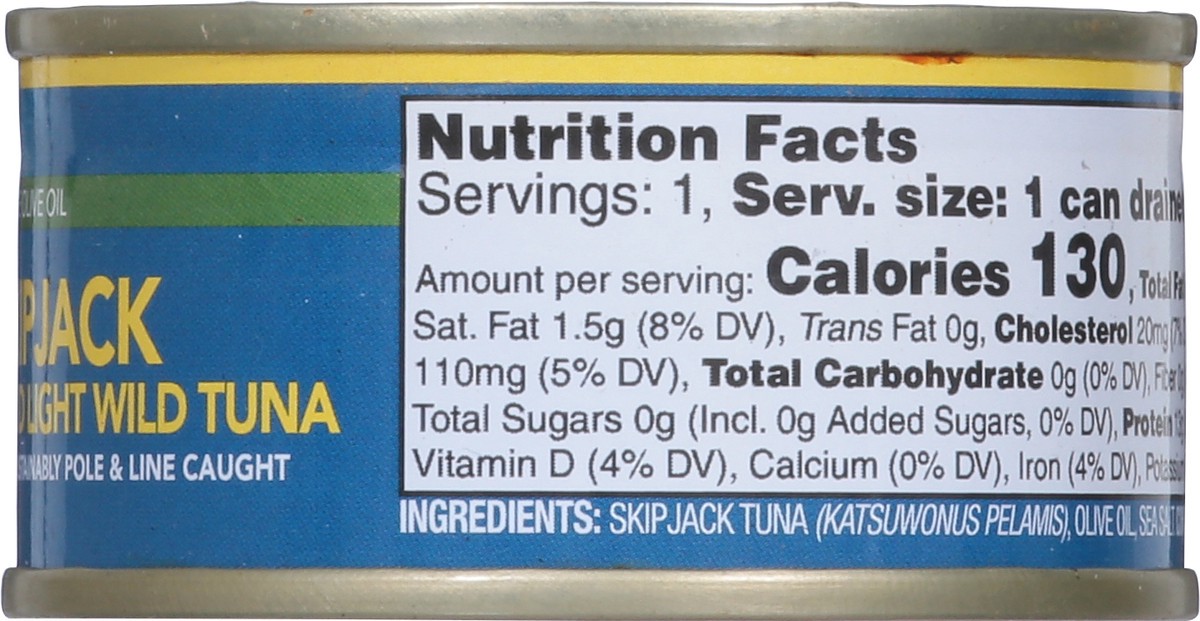 slide 13 of 14, Wild Planet Skip Jack Solid Light Wild Tuna 2.82 oz, 2.82 oz