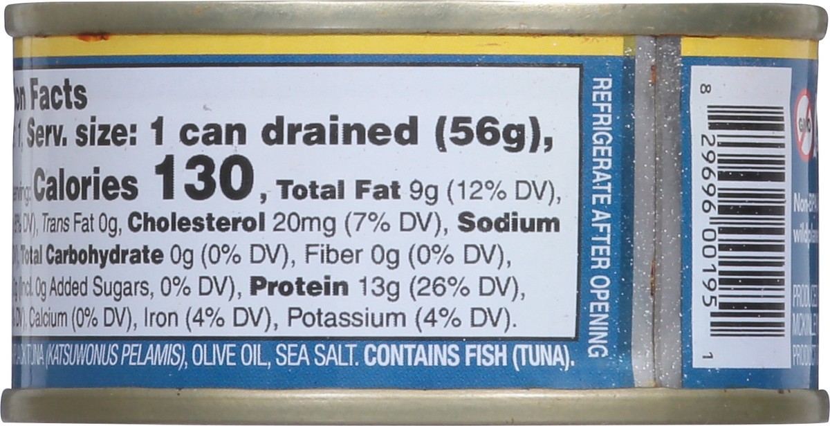 slide 9 of 14, Wild Planet Skip Jack Solid Light Wild Tuna 2.82 oz, 2.82 oz