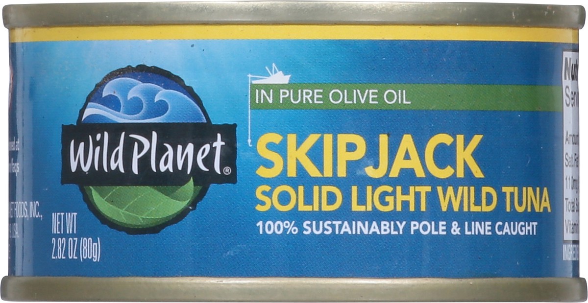 slide 5 of 14, Wild Planet Skip Jack Solid Light Wild Tuna 2.82 oz, 2.82 oz