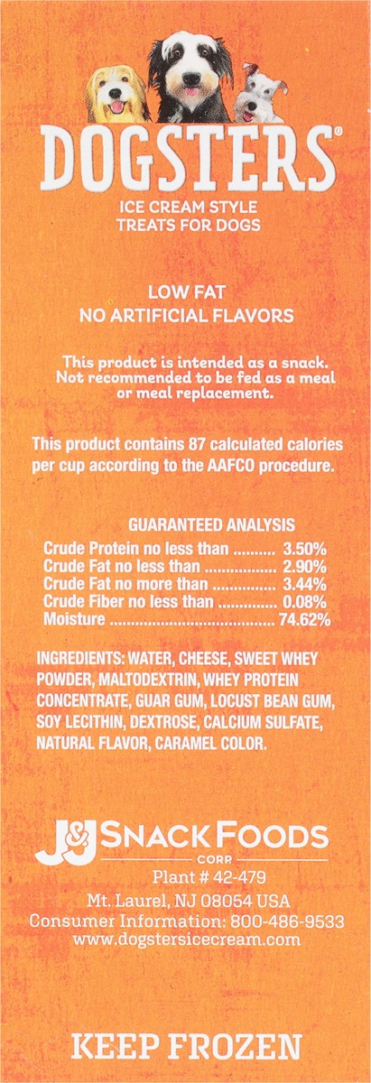 slide 6 of 13, Dogster's Ice Cream Style Nutly & Cheese Flavor Treats for Dogs 4 - 3.5 fl oz Cups, 4 ct