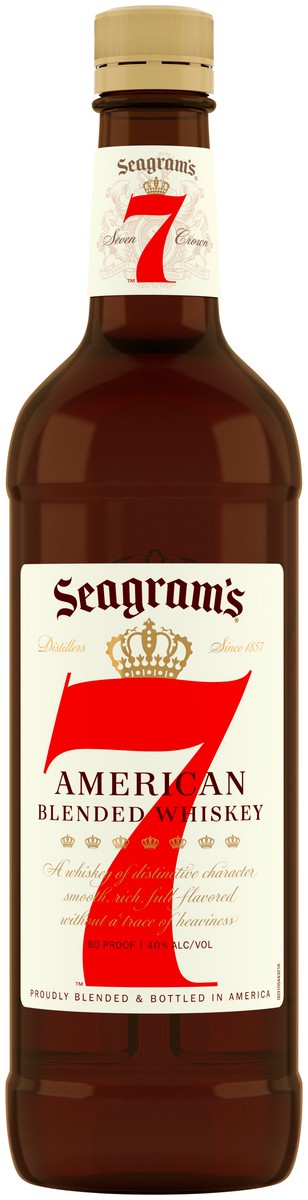 slide 1 of 1, Seagram's American Blended Whiskey, 1 liter