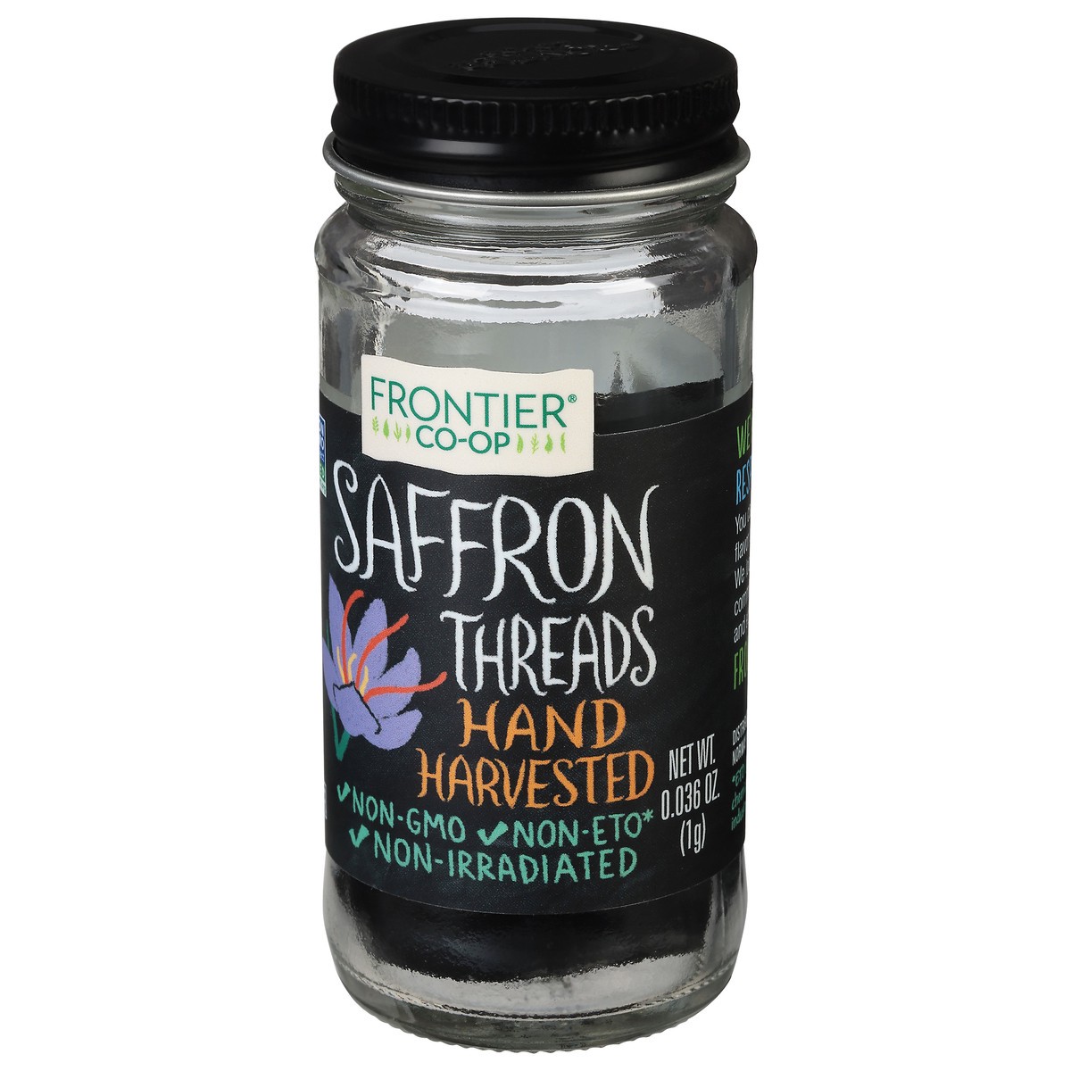 slide 4 of 10, Frontier Herb Frontier Co-op Saffron, 1 Gram Threads, 0.03 oz