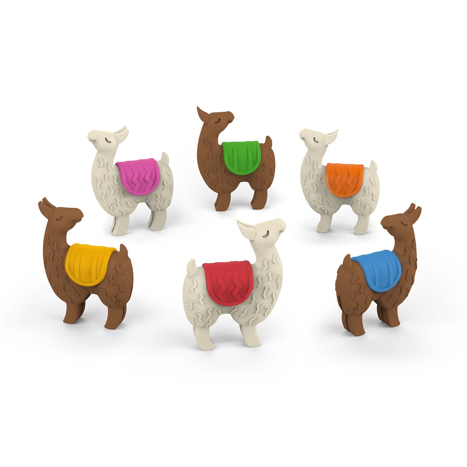 slide 1 of 1, Fred Llama Wine Charms, 6 ct