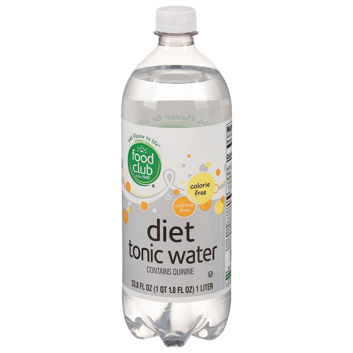 slide 7 of 15, Food Club Diet Tonic Water - 33.8 fl oz, 33.8 fl oz