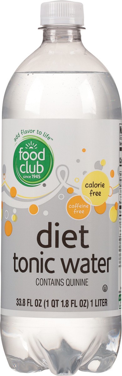 slide 2 of 15, Food Club Diet Tonic Water - 33.8 fl oz, 33.8 fl oz