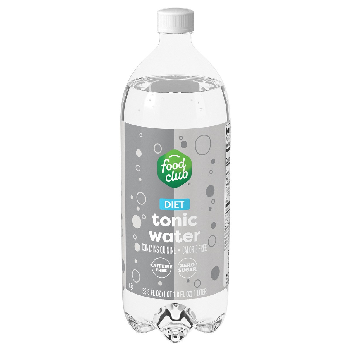 slide 1 of 15, Food Club Diet Tonic Water - 33.8 fl oz, 33.8 fl oz