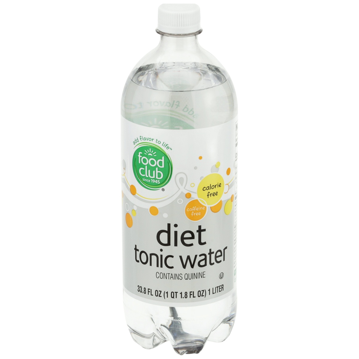 slide 1 of 1, Food Club Diet Tonic Water, 33.79 fl oz