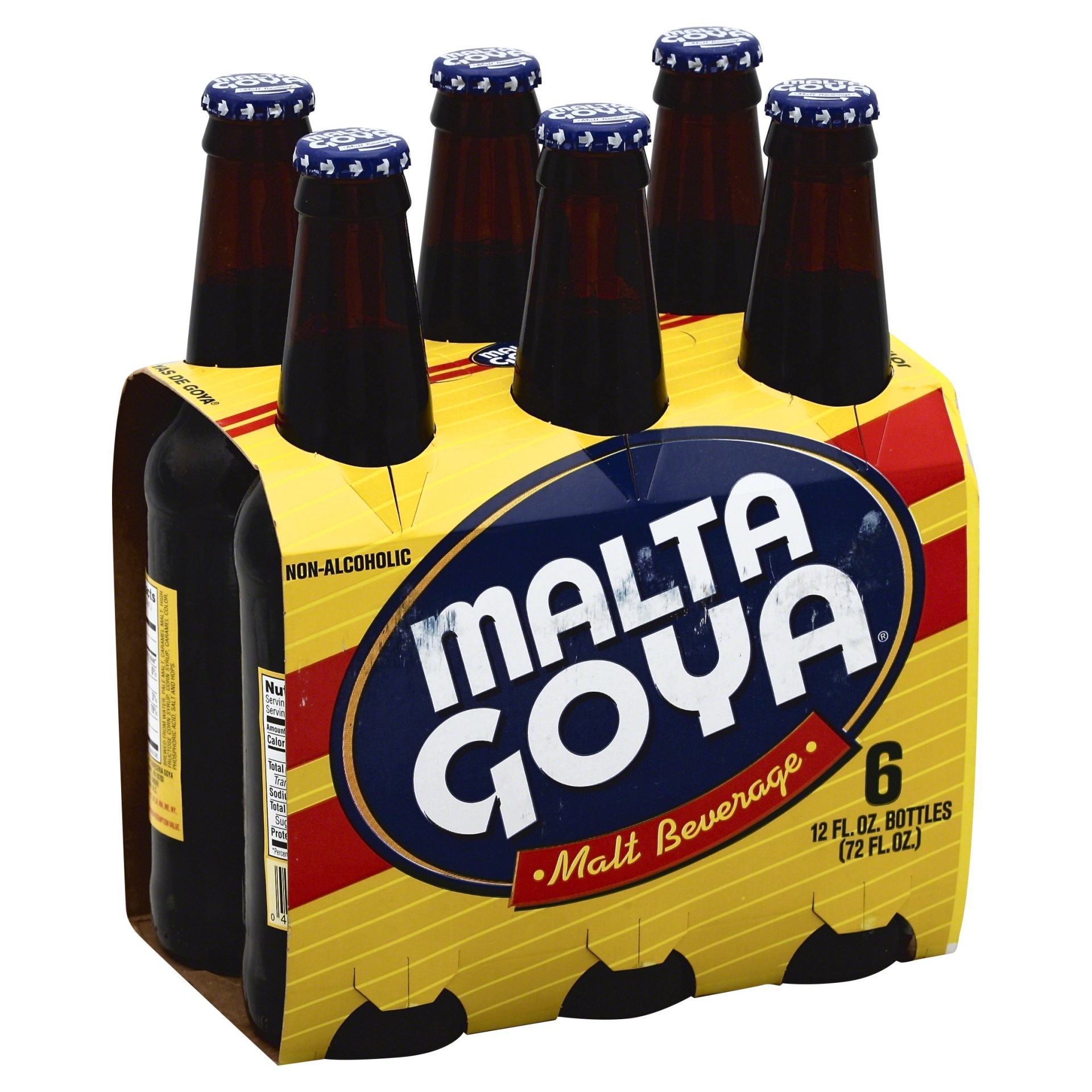 slide 1 of 1, Malta Goya Malt Beverage - 6 ct; 12 oz, 6 ct; 12 oz