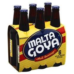 Malta Goya Malt Beverage - 6 ct; 12 oz