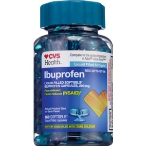 slide 1 of 1, CVS Health Ibuprofen Softgels 200 Mg, 160 ct