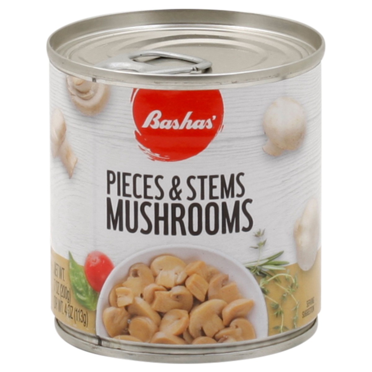 slide 1 of 13, Bashas Mshrms Pieces & Stems, 4 oz