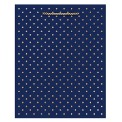 Design Design Medium Gold Swiss Dots Midnight Tote Bag