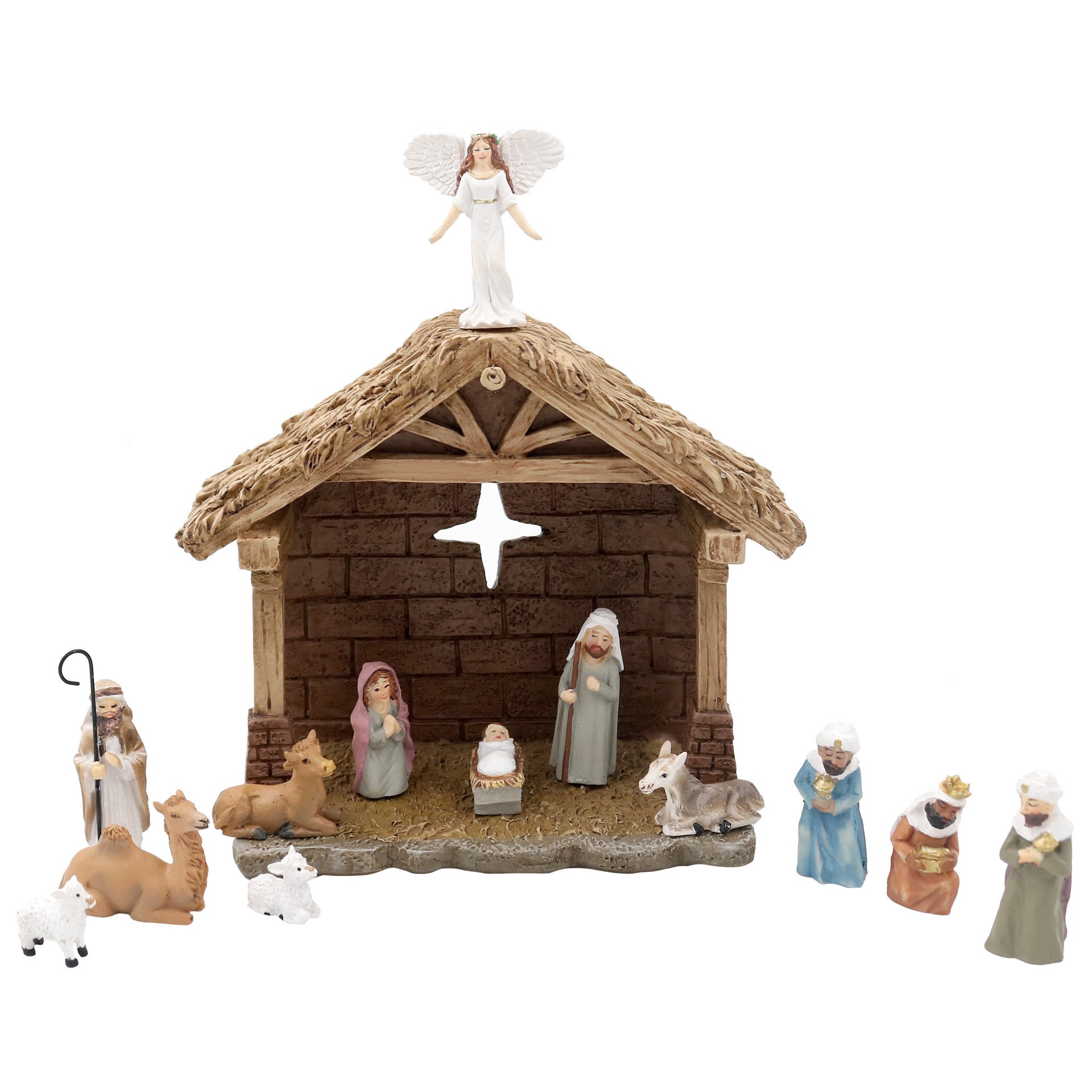 slide 2 of 4, Mini Nativity Animal Decorations By Ashland, null