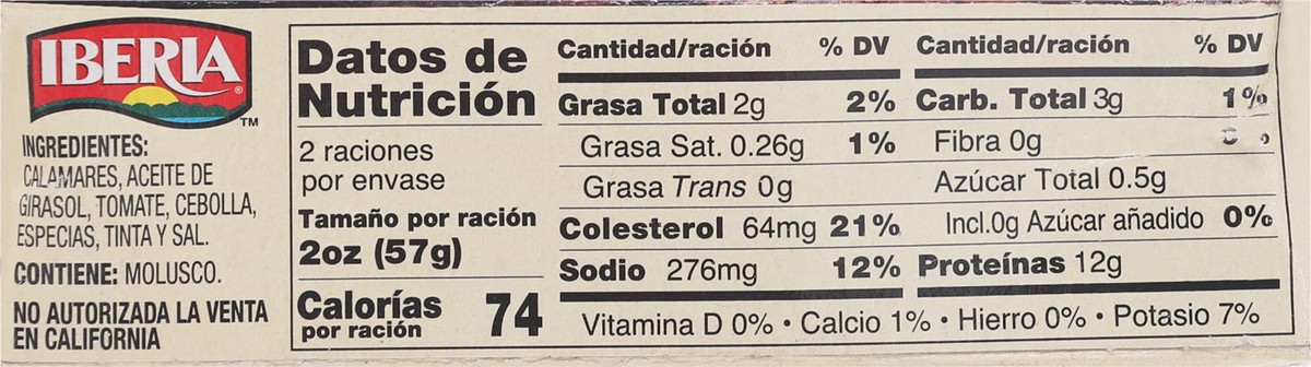 slide 8 of 9, Iberia Stuffed Squid in Ink Sauce 4 oz, 4 oz