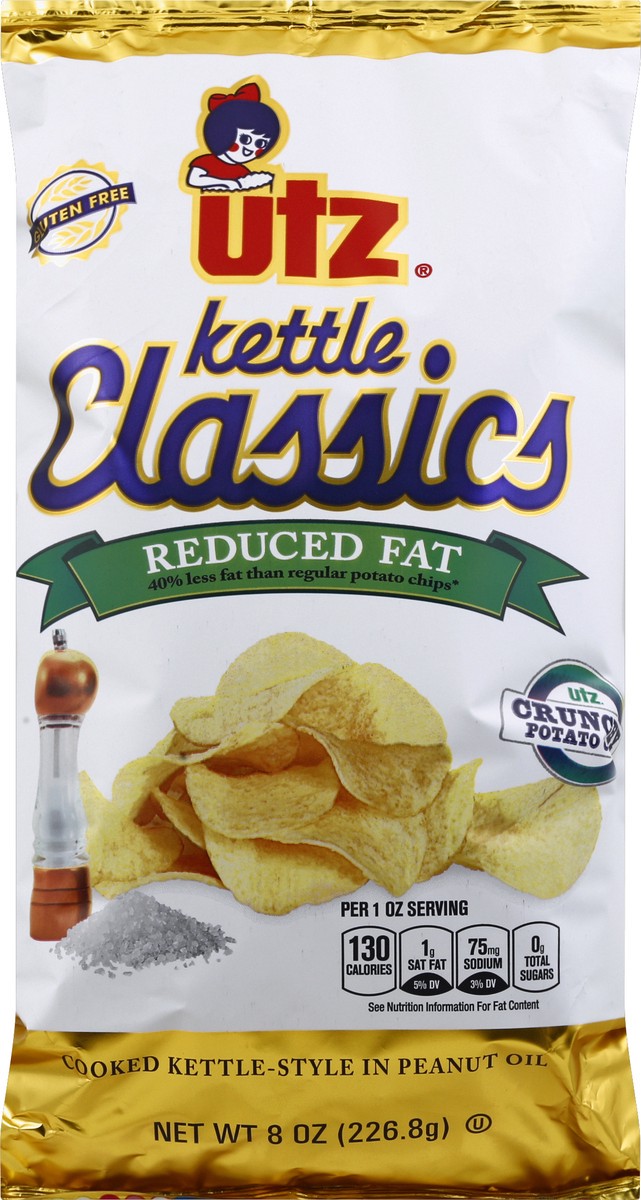 slide 2 of 5, Utz Potato Chips 8 oz, 8 oz