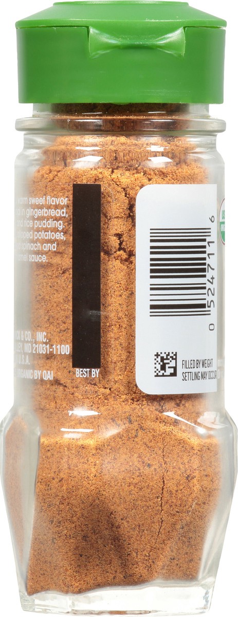 slide 4 of 7, McCormick Gourmet Organic Ground Nutmeg, 1.81 oz, 1.81 oz