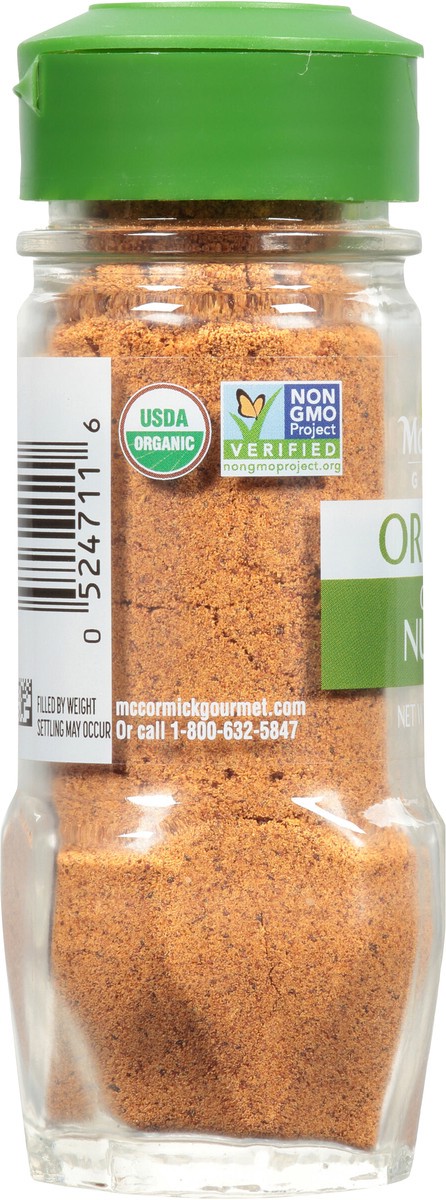 slide 6 of 7, McCormick Gourmet Organic Ground Nutmeg, 1.81 oz, 1.81 oz