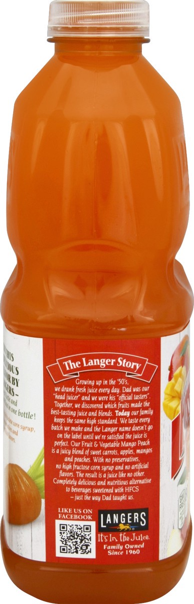 slide 3 of 4, Langers Fruit & Vegetable 64 oz, 64 fl oz