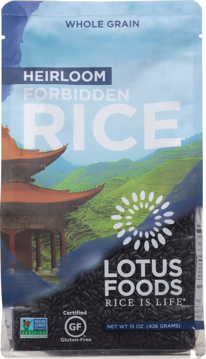 slide 5 of 12, Lotus Foods Heirloom Forbidden Rice 15 oz, 15 oz