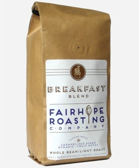 slide 1 of 1, Fairhope Roasting Company Peet's Coffee Luminosa Breakfast Blend, Light Roast Ground Coffee, Bag, 12 oz