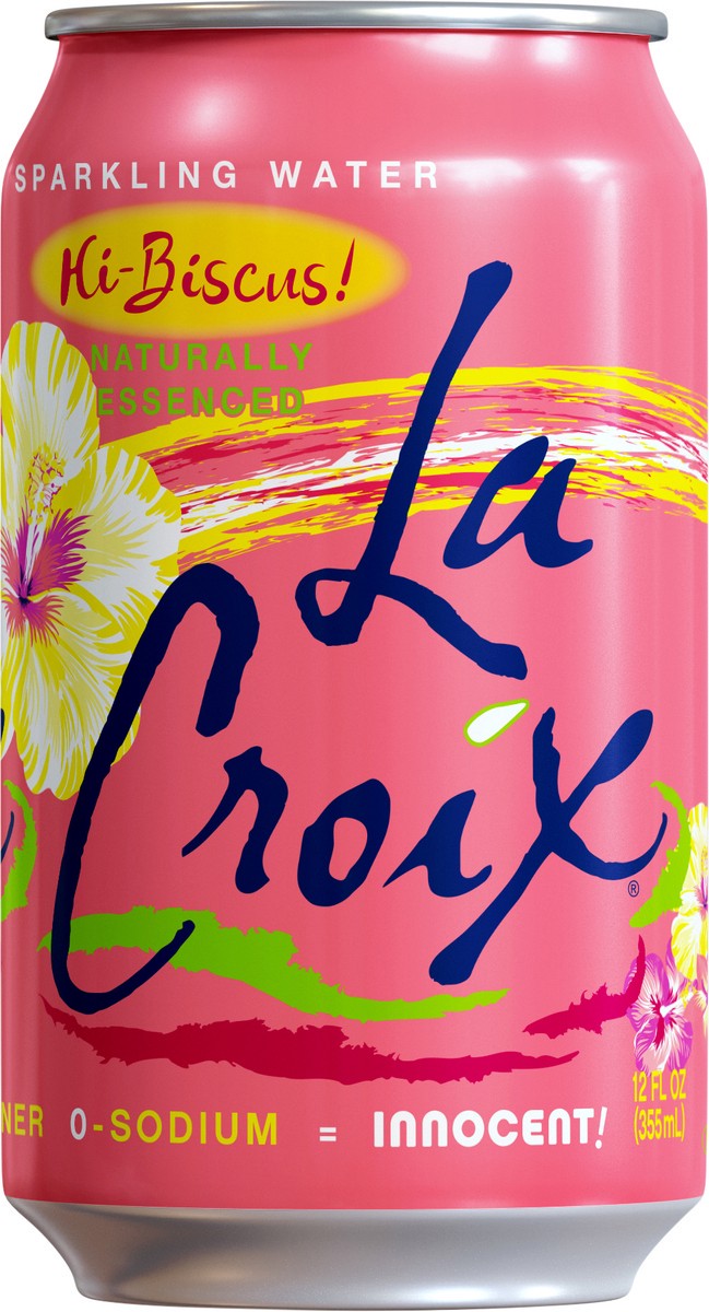 slide 1 of 10, La Croix Hibiscus Sparkling Water Single Can - 12 fl oz, 12 fl oz