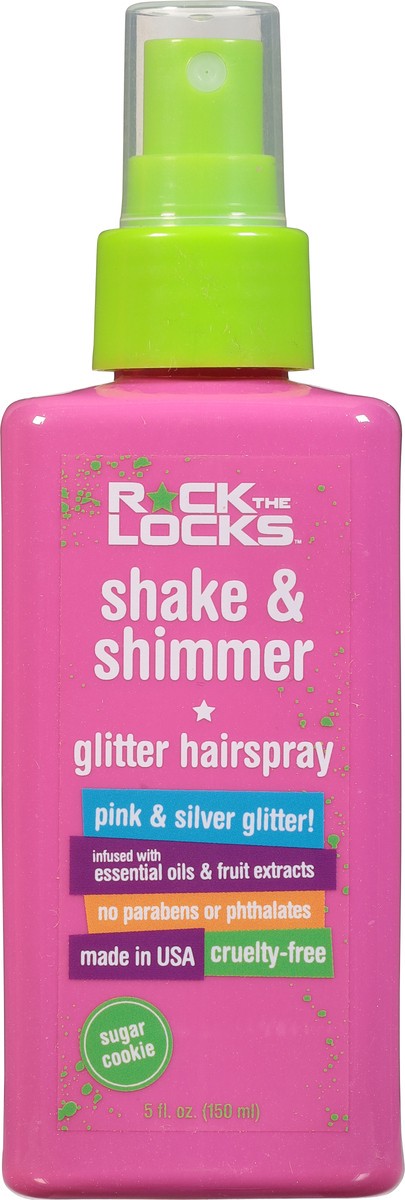 slide 6 of 9, Rock The Locks Sugar Cookie Glitter Hairspray 5 fl oz, 5 fl oz