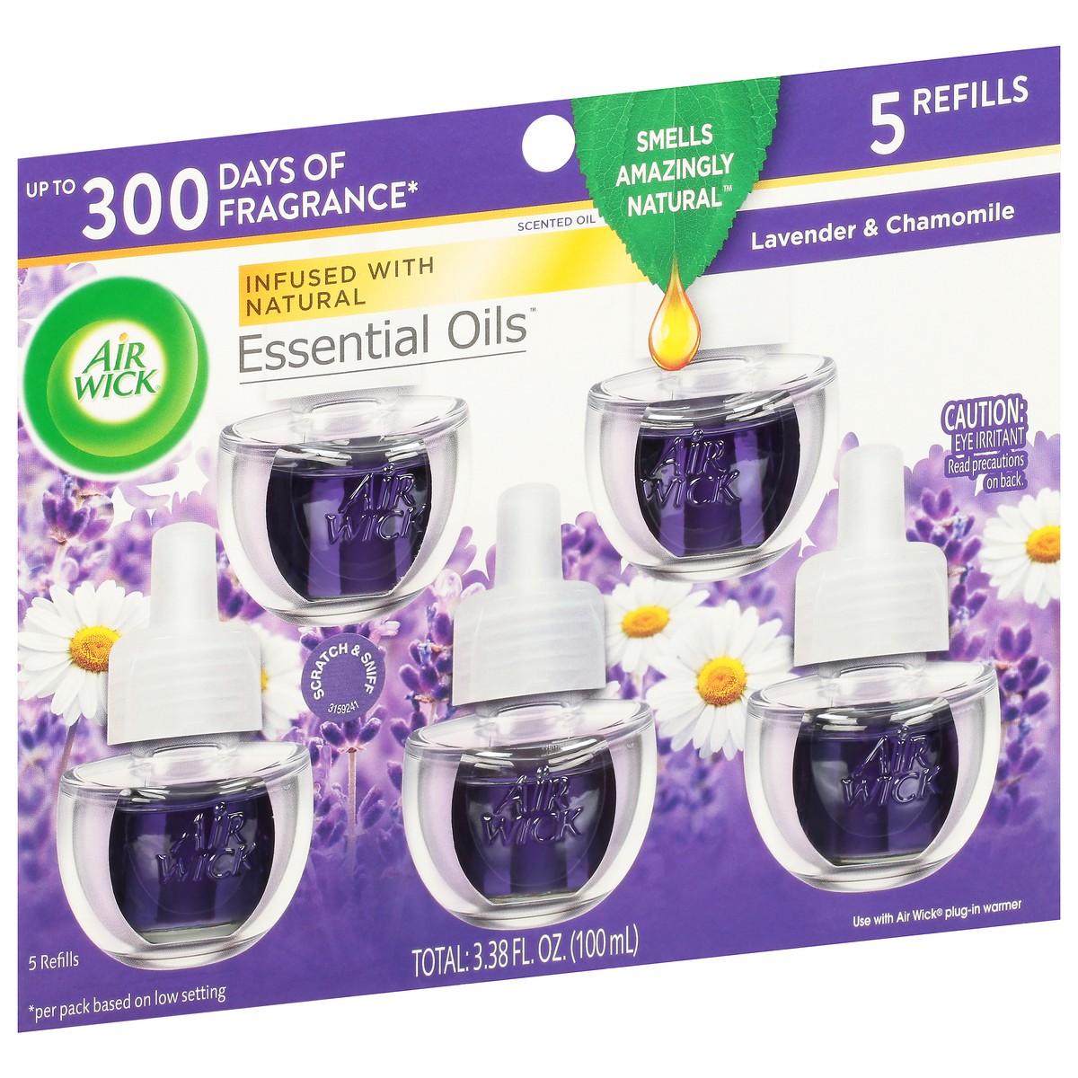 slide 2 of 9, Air Wick Airwick Oil Refills Lavender And Cam, 5 ct; 0.67 fl oz