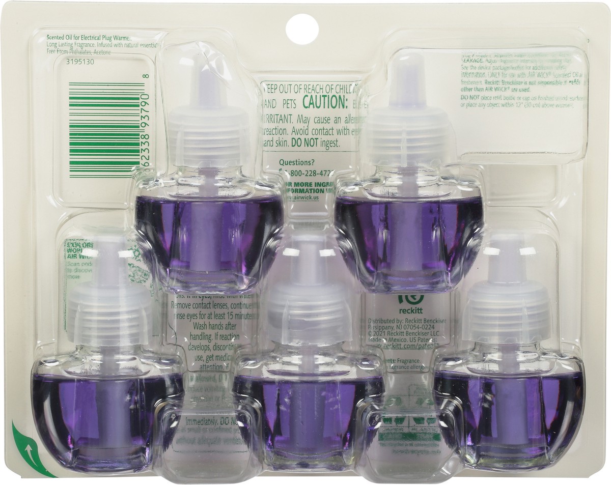 slide 5 of 9, Air Wick Airwick Oil Refills Lavender And Cam, 5 ct; 0.67 fl oz
