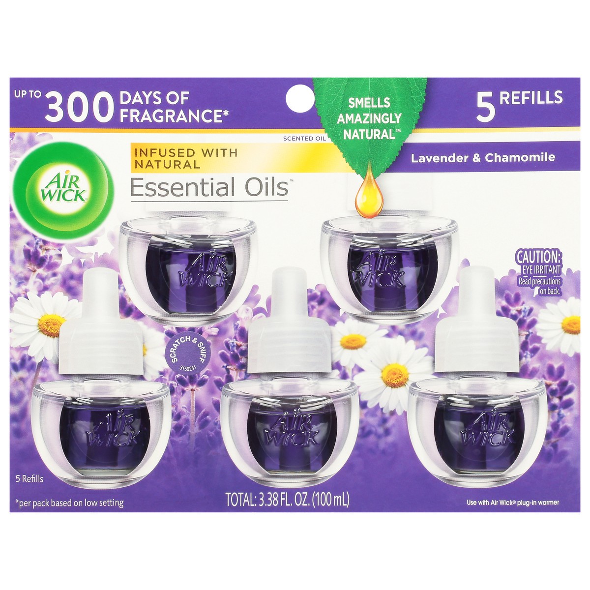 slide 1 of 9, Air Wick Airwick Oil Refills Lavender And Cam, 5 ct; 0.67 fl oz