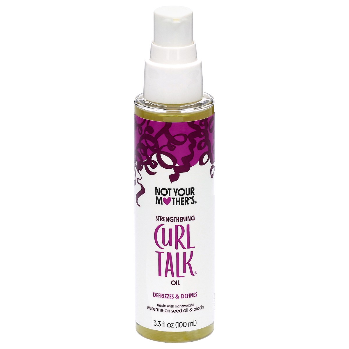 slide 1 of 12, Not Your Mother's Curl Talk Strengthening Hair Oil 3.3 fl oz, 3.3 fl oz