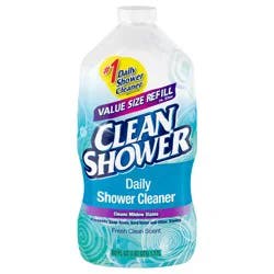 Clean Shower Daily Shower Cleaner Refill, Fresh Clean Scent 60 Fl Oz