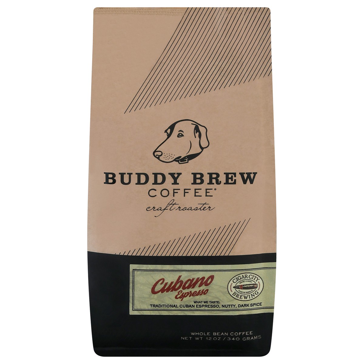 slide 7 of 11, Buddy Brew Coffee Cubano Espresso Whole Bean Coffee - 12 oz, 12 oz