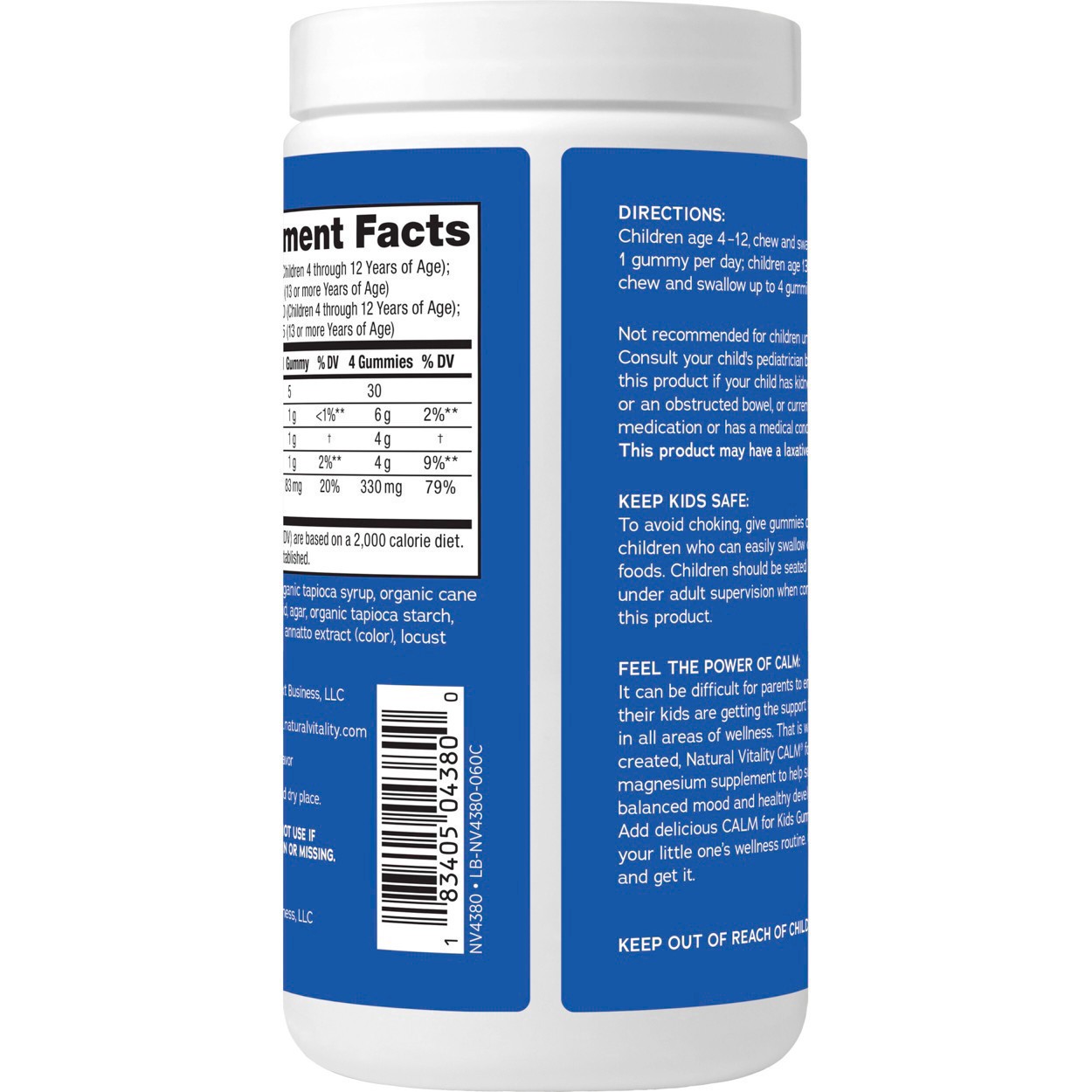 slide 3 of 12, Natural Vitality CALM Kids Sweet Citrus Flavored Magnesium Supplement Gummies – 60 Count, 1 Bottle, 60 ct