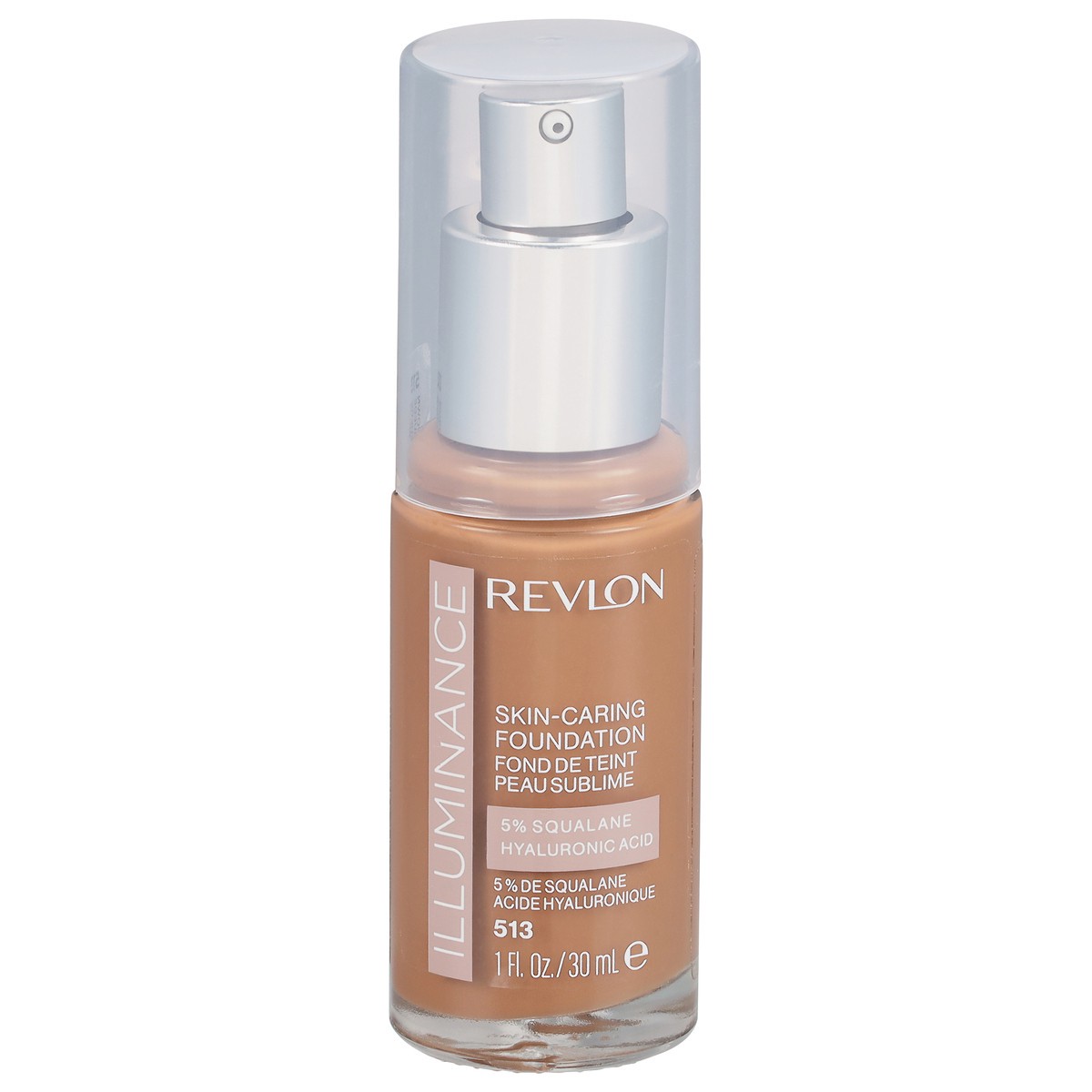 slide 1 of 10, Revlon Illuminance Brown Suede 513 Skin Caring Foundation 1 fl oz, 1 fl oz